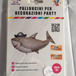 Palloncino Mylar- Squalo 90 cm
